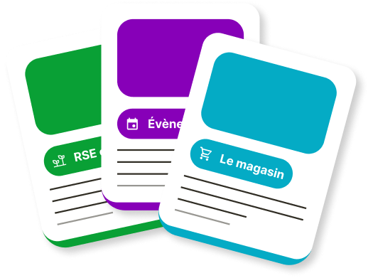 Illustration pour section blog sur la homepage